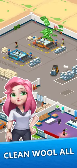 Game screenshot Wool Inc:Idle Factory Tycoon apk