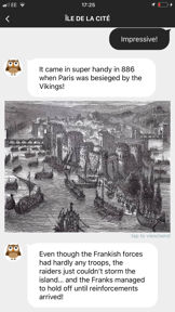 Paris Chatbot Guide screenshot
