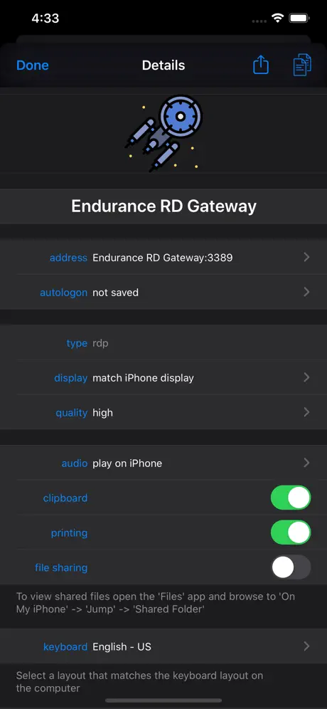 Jump Desktop (RDP, VNC, Fluid)