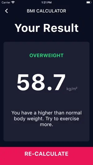 My BMI Calc screenshot 2