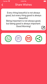 Good Morning Messages screenshot