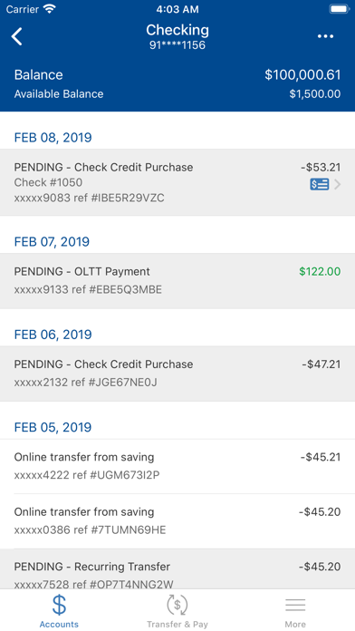 United Energy Credit Union Screenshot
