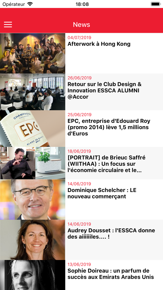 #5. Essca Alumni (iOS) 由: NetAsnwer