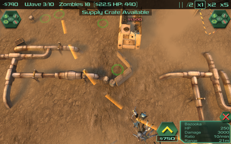 Скриншот из Zombie Defense HNG