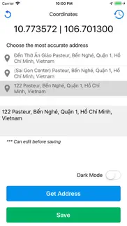 location picker - gps location iphone screenshot 1
