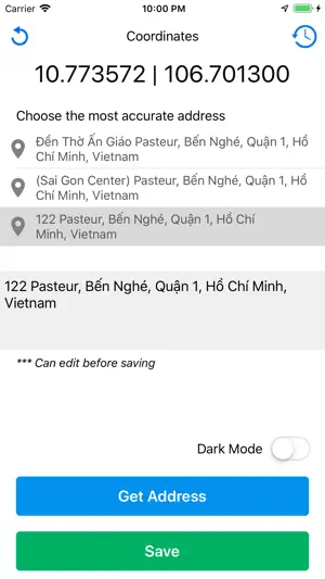 Location Picker GPS Coordinate screenshot 1