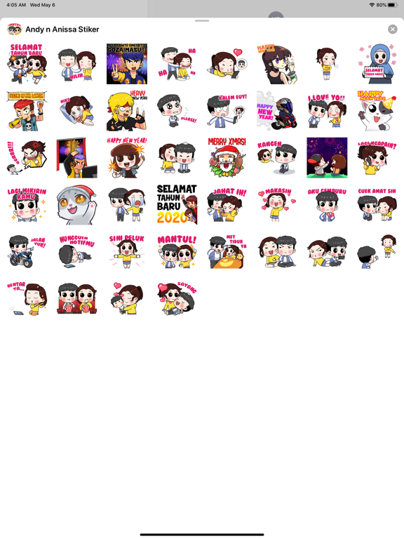 Screenshot #5 pour Andy n Anissa Stiker