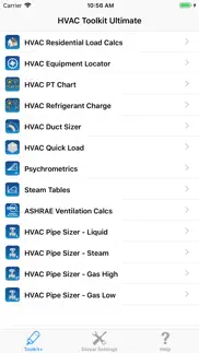 hvac toolkit ultimate iphone screenshot 1