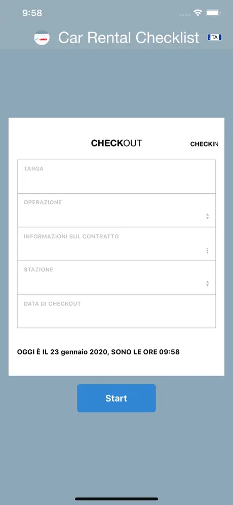 Car Rental Checklist