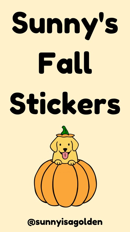 Sunny's Fall Stickers