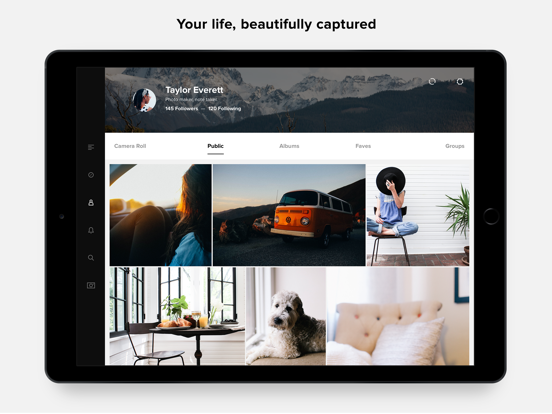 Flickr iPad app afbeelding 1