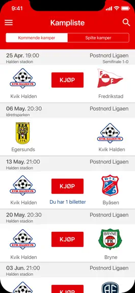 Game screenshot Kvik Halden FK apk