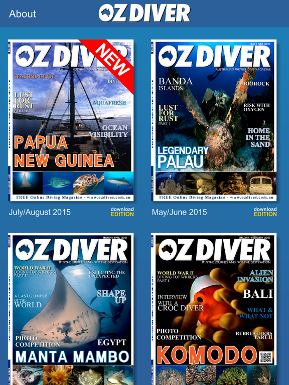 Screenshot #5 pour OZDiver Magazine