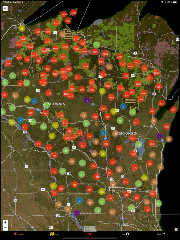 Wisconsin Mushroom Forager Map App Price Drops