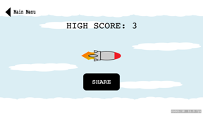 Flying Rocket - Tap Precision screenshot