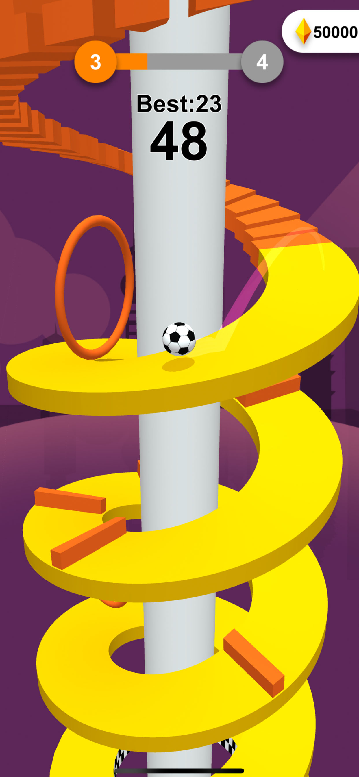 Jump Ball-Bounce On Tower Tile screenshot 6