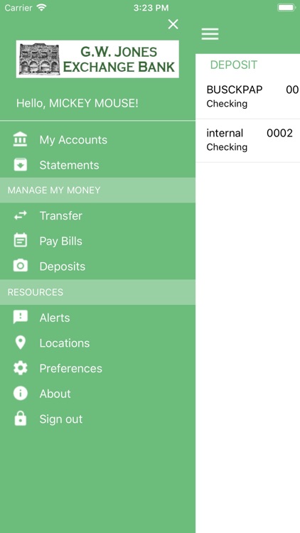 G W Jones Mobile Banking