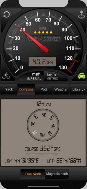 ‎Speedometer GPS+ Screenshot