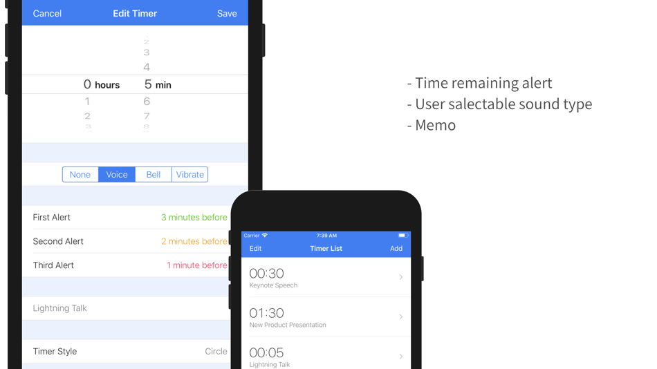 #3. Success Timer - Timer & Alarm (iOS) 由: Hayai & Mobile