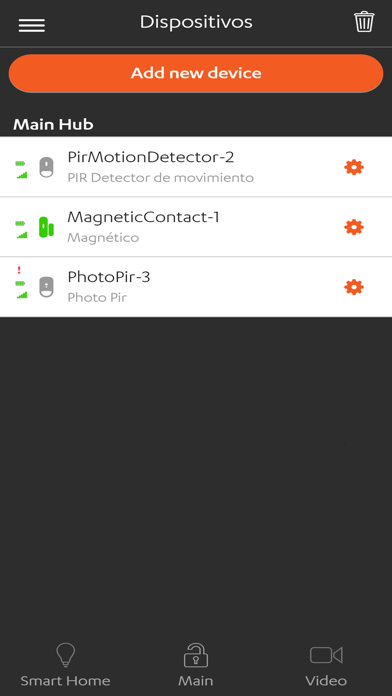 B.SAT – Sistema de Seguridad Screenshot