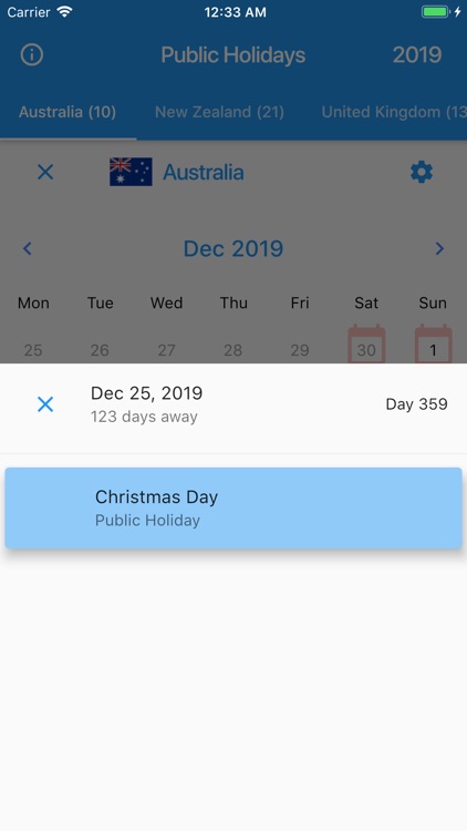Public Holidays screenshot-6