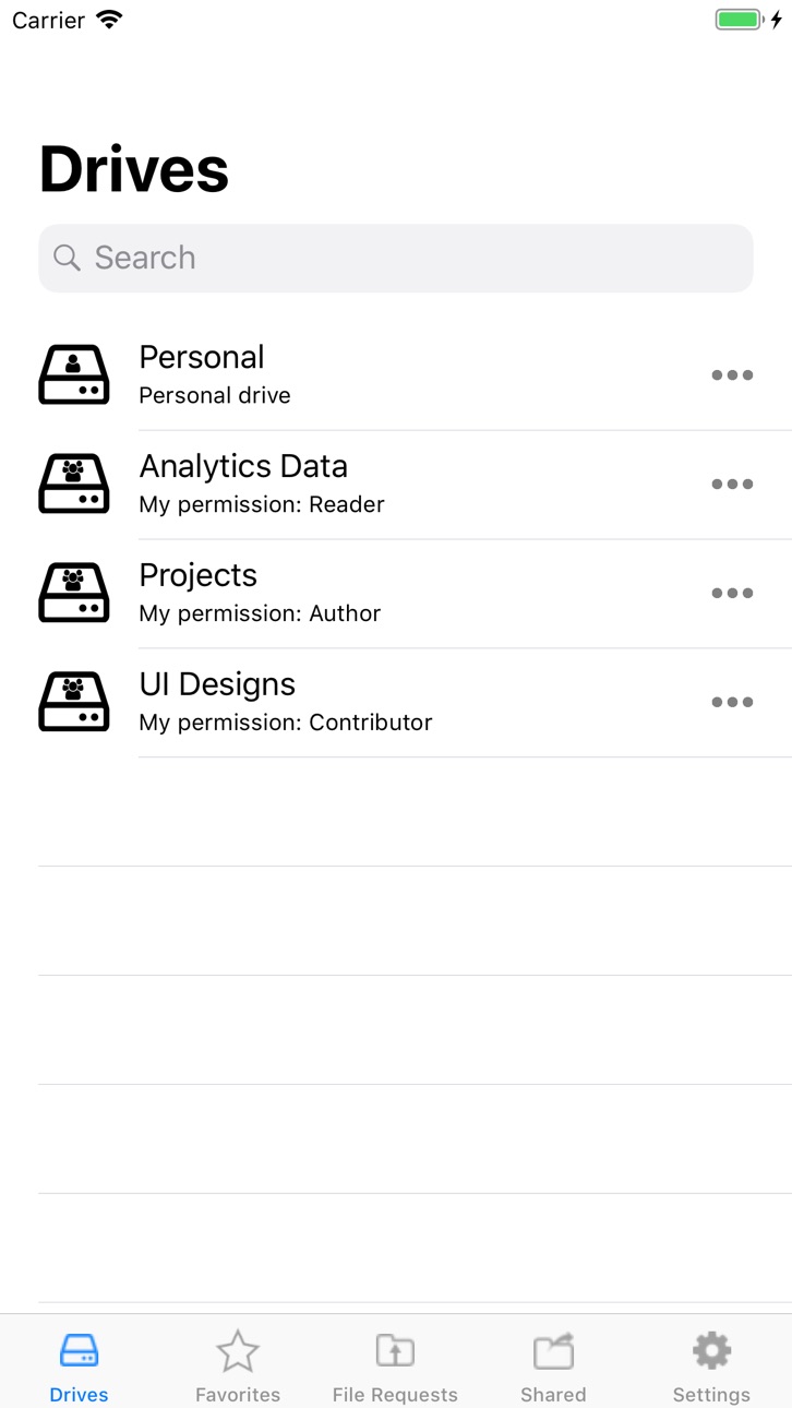 iPhone screenshot