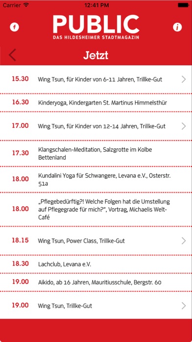 Screenshot #2 pour PUBLIC Veranstaltungskalender