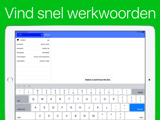 Italiaanse Werkwoorden (Plus) iPad app afbeelding 8