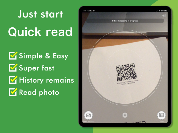 QR code reader - Easy Scanning