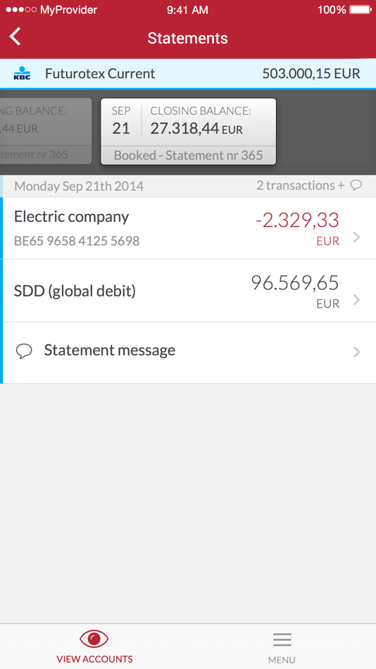 #2. Isabel Multibanking (iOS) By: Isabel NV/SA