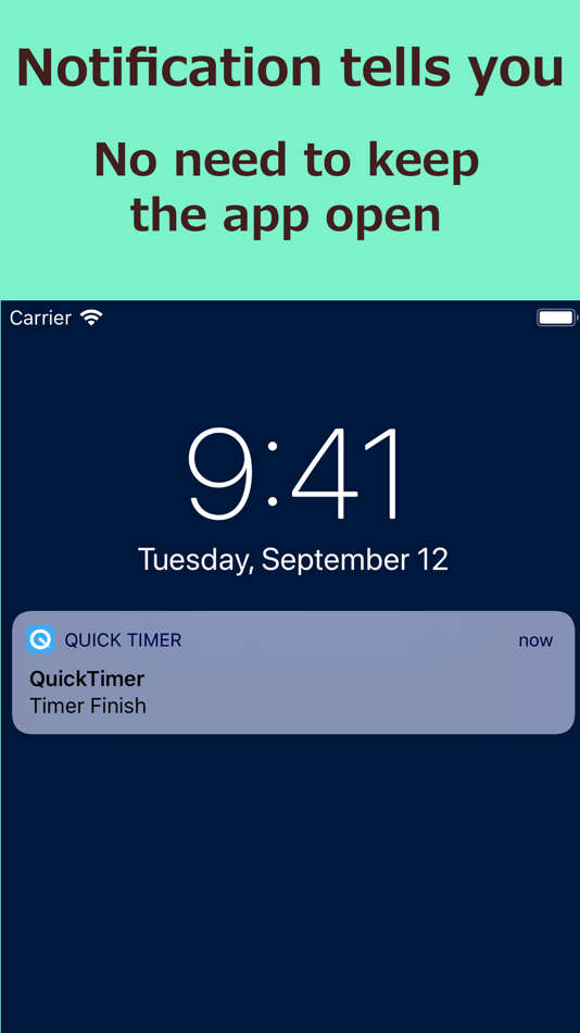 #5. Quick Timer: The Fastest Timer (iOS) Podle: Takeshi Ejiri
