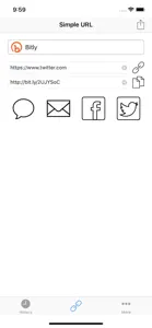 SimpleURL screenshot #1 for iPhone