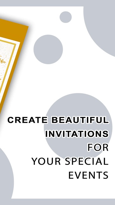 Screenshot #2 pour Fab Invitation Card Designer