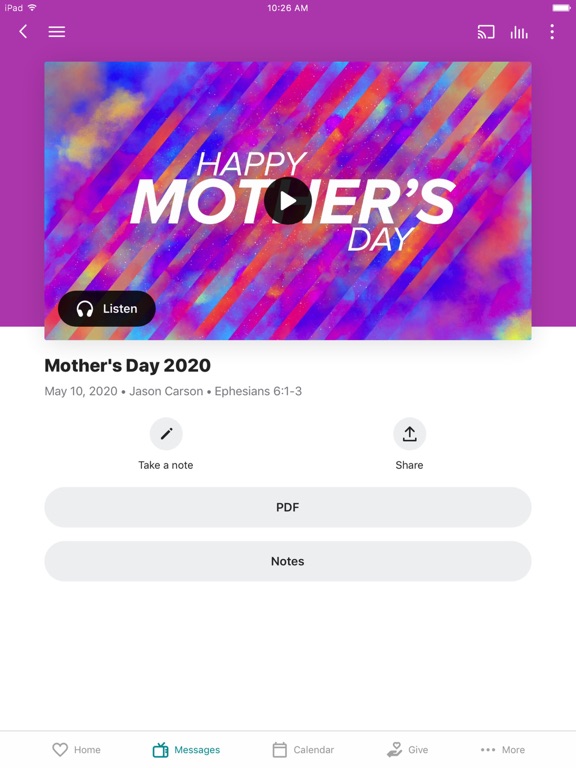 Encounter Church MV iPad screenshot 3 - Education app