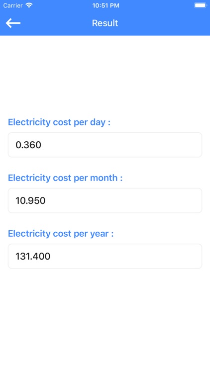 Electricity Bill Calc