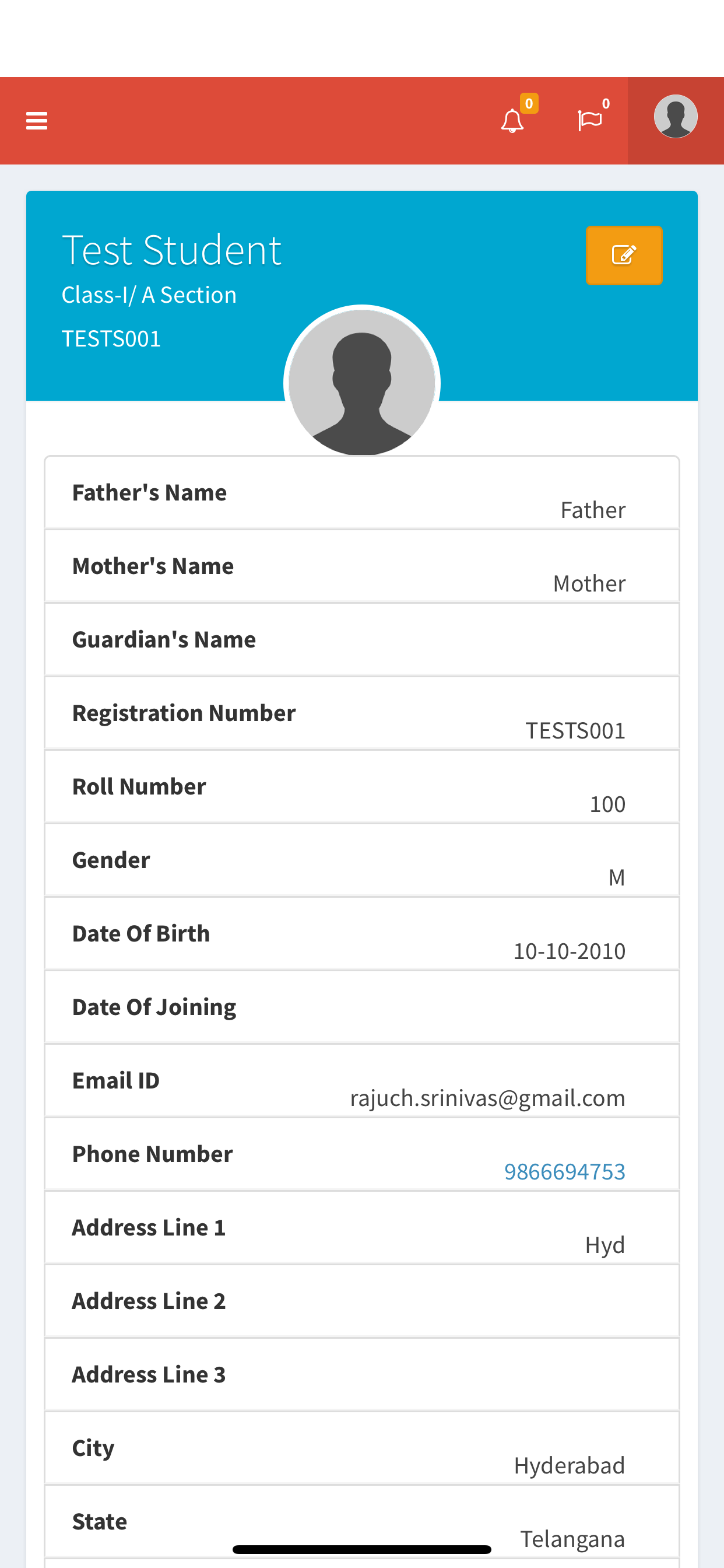 MSanskriti Parent Portal