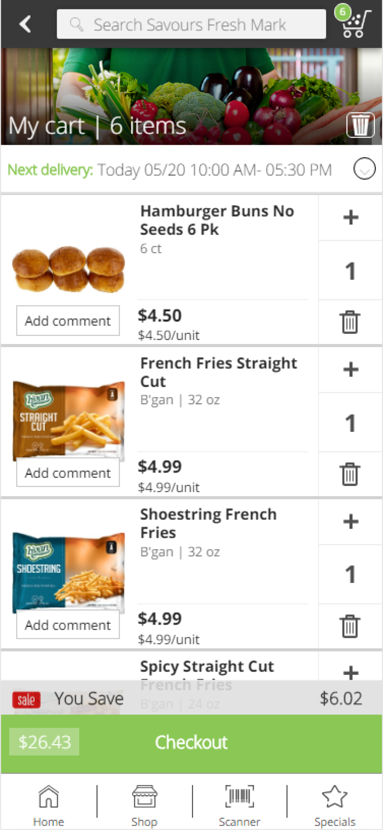 Savours Fresh Market screenshot 5