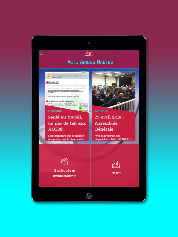Screenshot #5 pour CGT Airbus Nantes