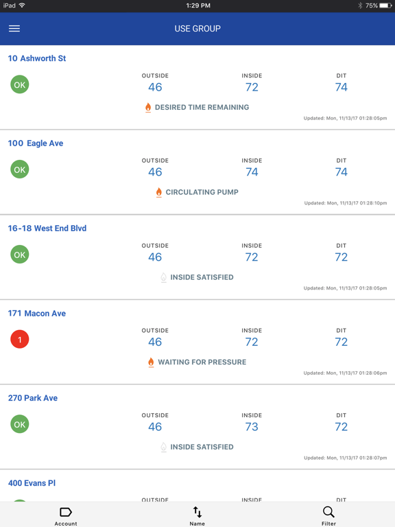 USE Mobile iPad screenshot 1 - Utilities app