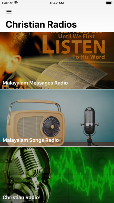 Screenshot #1 pour Christian Radios