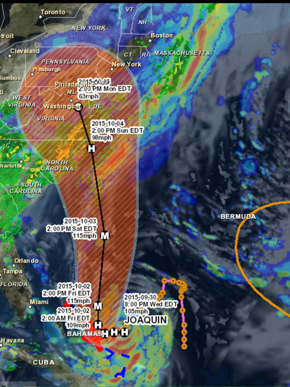 Screenshot #4 pour OBX Hurricane Tracker