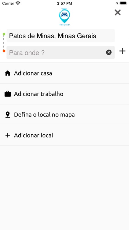 Free Driver - Cliente