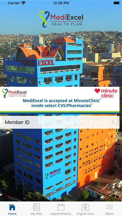 MediExcel Health Plan Screenshot