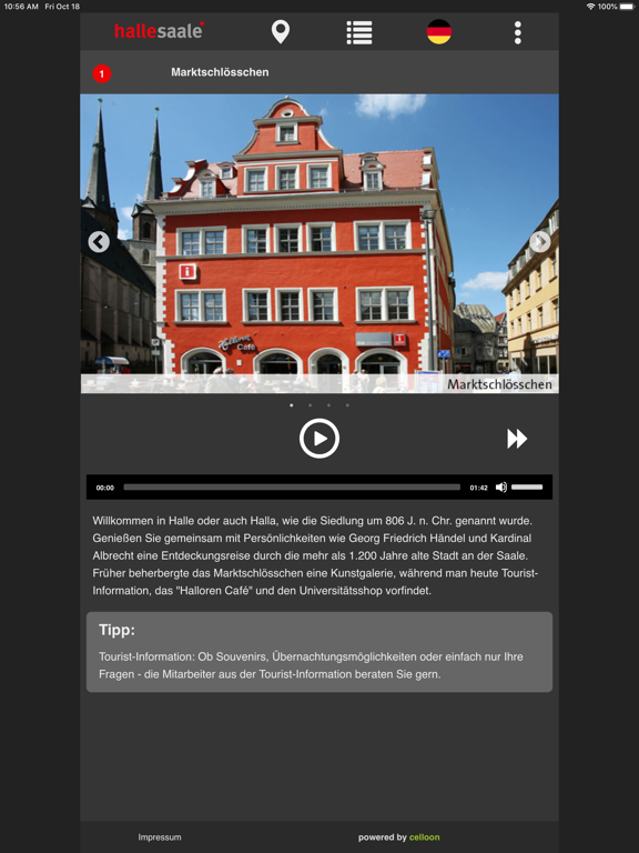 Screenshot #5 pour Audioguide Halle (Saale)