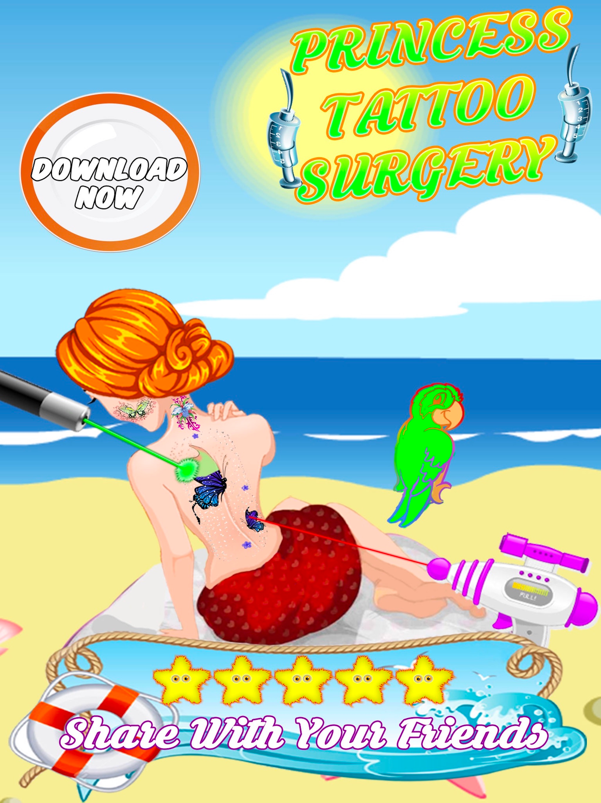 Tattoo Maker Salon Girls Games screenshot 7