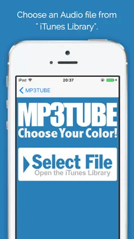 Game screenshot MP3TUBE  - 音声を動画ファイルに変換するアプリ hack