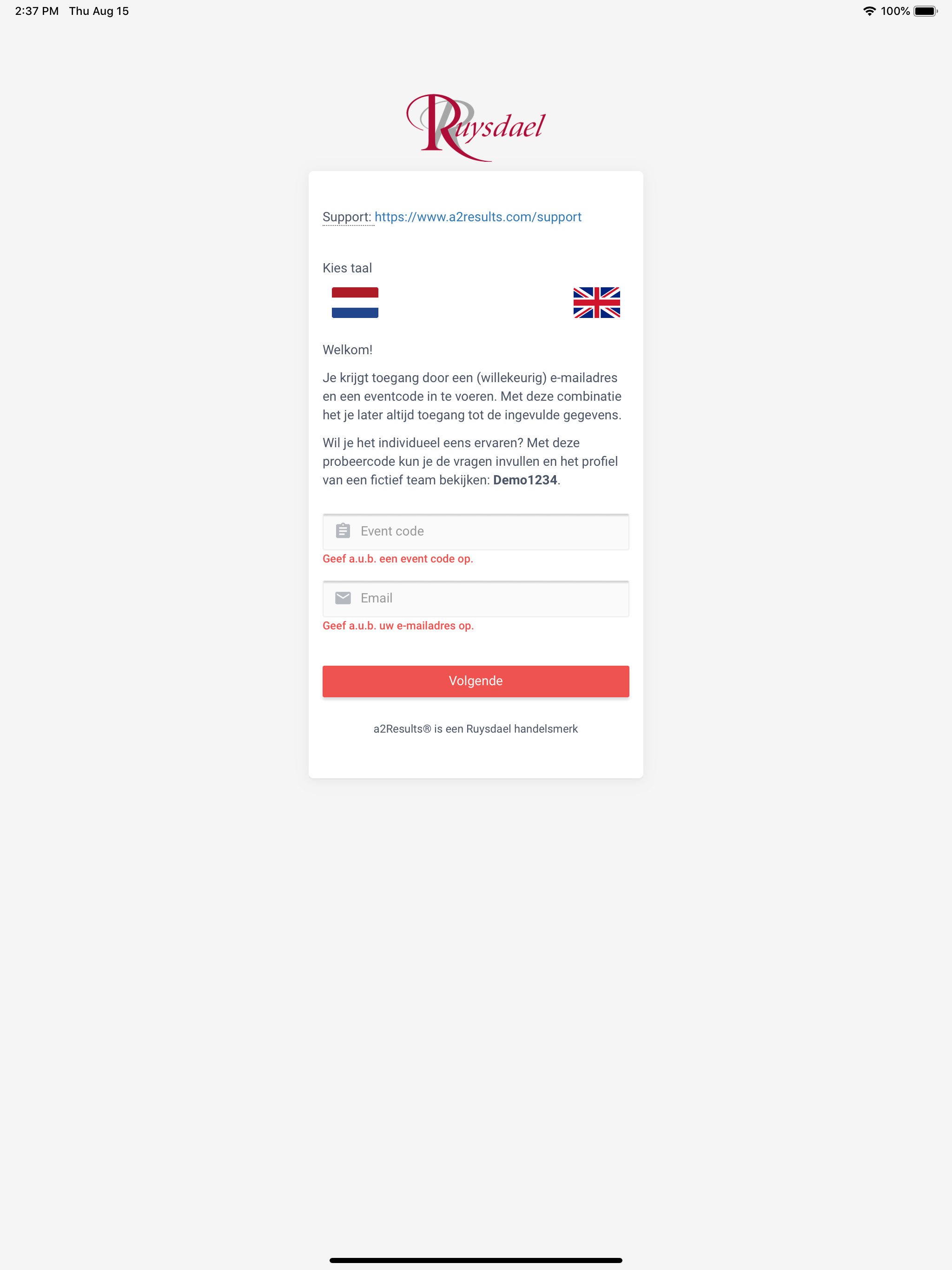 Success factor scan app
