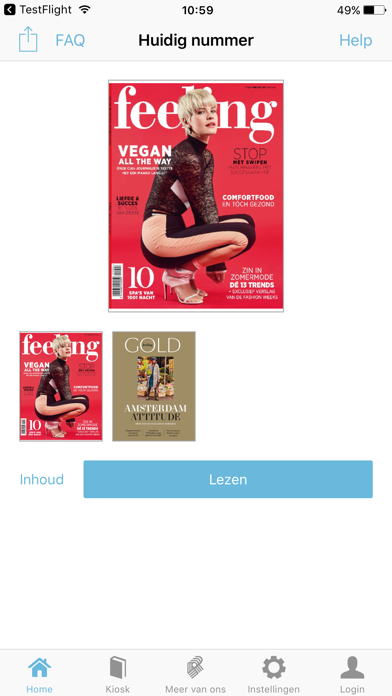 Feeling Magazine Screenshot