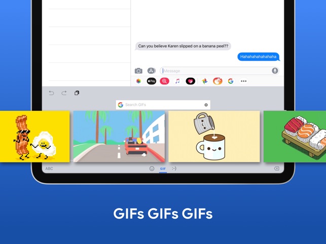 Gboard – a Google-billentyűzet az App Store-ban