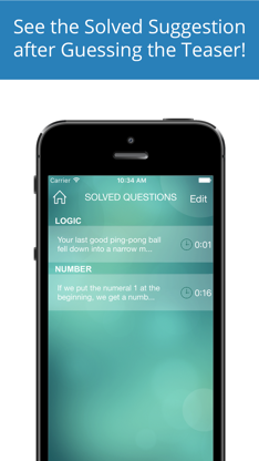 Brain Teasers - Thinking Games screenshot 4